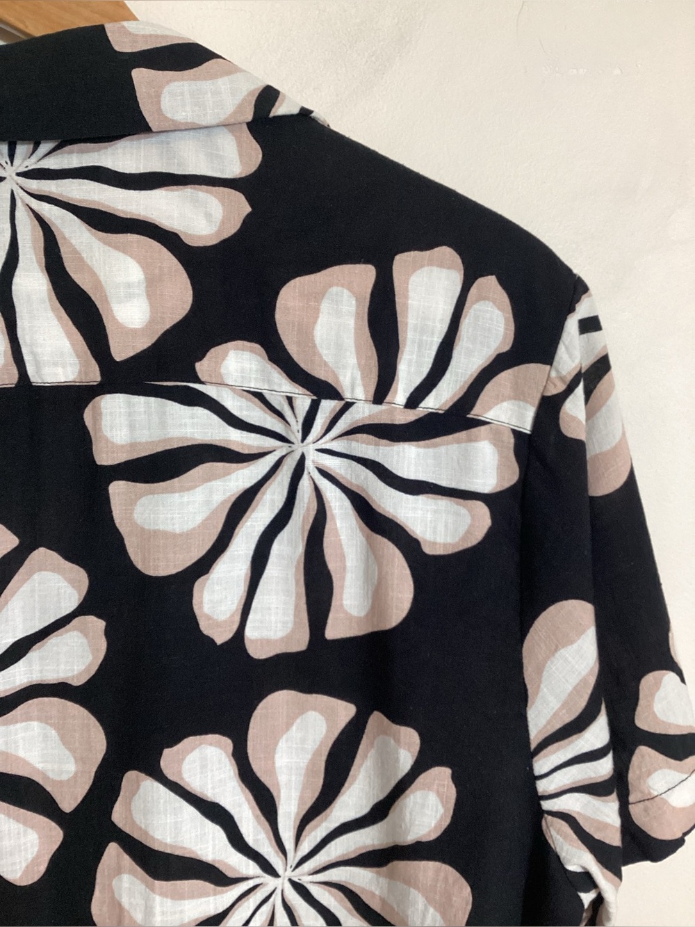 Porter & Ash Linen Blend Collared Cabana Shirt XL - Picture 4 of 12